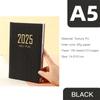 (Logo Engraving Possible) 2025 Soft Leather Business Schedule, Student 365-day Daily Planner, Record Book, Memo, English Inner Pages