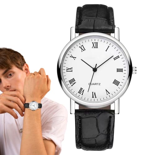 Classic men's watches, men's watches, men's casual watches, men's and women's classic watches, business casual fashion leather strap watches