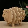 Wooden Trivet Coaster Set Creative Animal-Shaped Heat-Resistant Placemats for Cups Pots Stackable Versatile Desk Decor for Home Kitchen Outdoor Dining