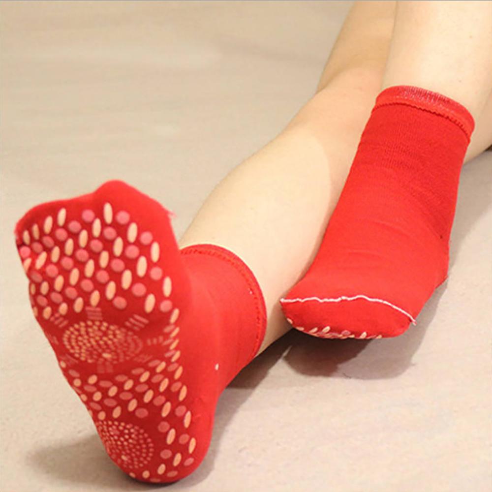 Self-heating Socks for Men and Women Foot Massage Magnetic Therapy Health Care Heating Socks Anti-slip Point Winter Warm Equipment