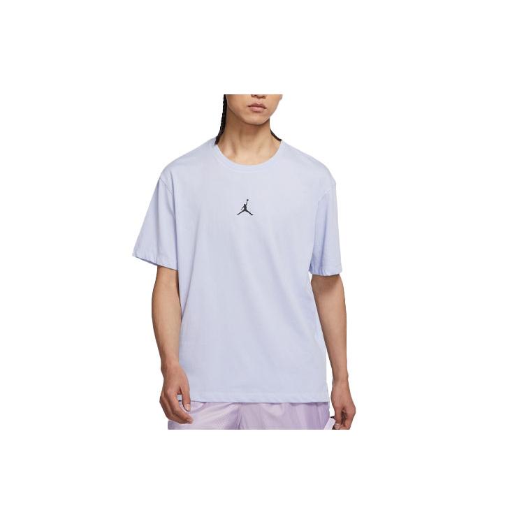 Jordan T Shirts Men s Purple Crew Neck Moderate Straight Fit DH8922-057 XXL