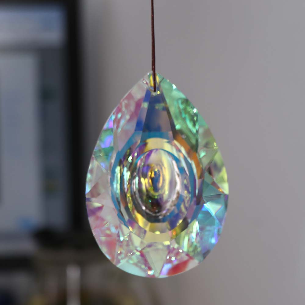 Makers Home Decor Hage Prisme hengende bil anheng krystall anheng Delikat gave solfanger