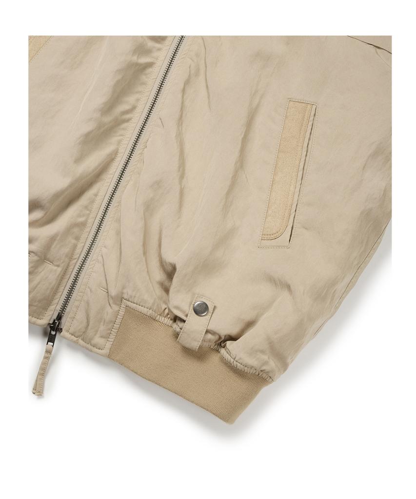 Etce Washed Bomber Jacket (Beige)