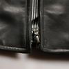 Casual Vintage Ami Kaji Leather Jacket Men's Lapel Vegetable Tanned Goat Leather Jacket