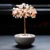 Bestselling Yellow Crystal Tree Teacup Coaster Ornament for Home or Office Decor