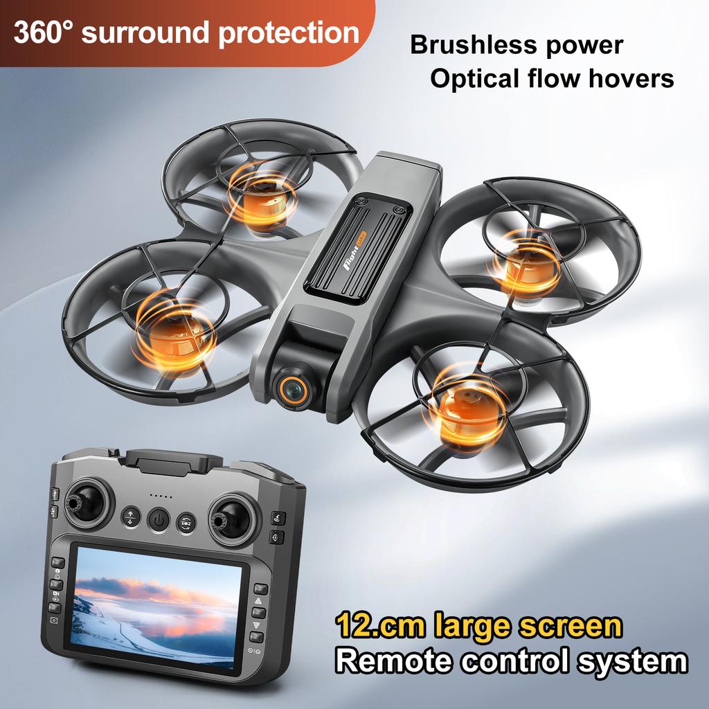 S156 RC MINI Drone 8K WIFI FPV ESC HD Aerial Photography RC Aircraft Brushless Obstacle Avoidance Dual Camera Quadcopter Toy Gift