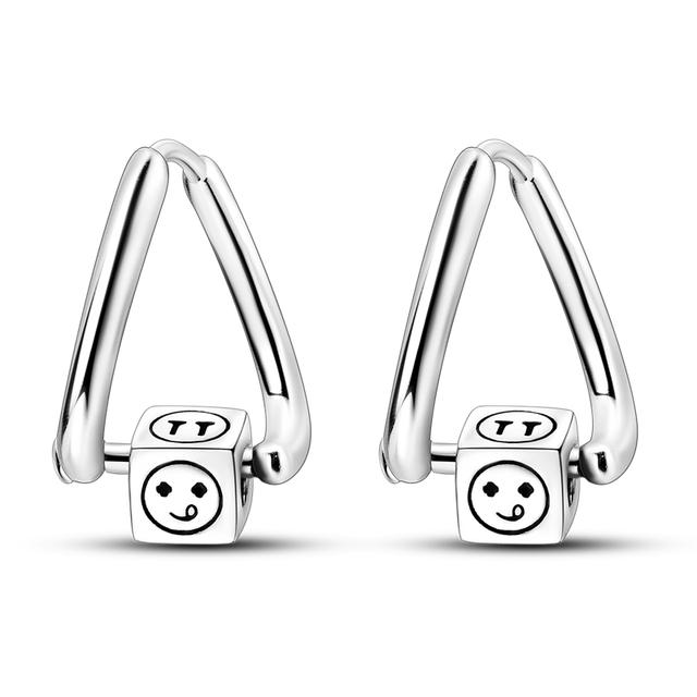 2023 925 Sterling Silver Star Sun Charms Stud Earrings For Women Grils Kids Elegant Wedding Jewelry Gift Pendientes Mujer