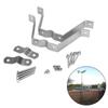 For Chimneys TV Antenna Bracket Home TV Setup 1.5in Outer Diameter Heavy Duty Mounting Bracket Metal Antenna Bracket
