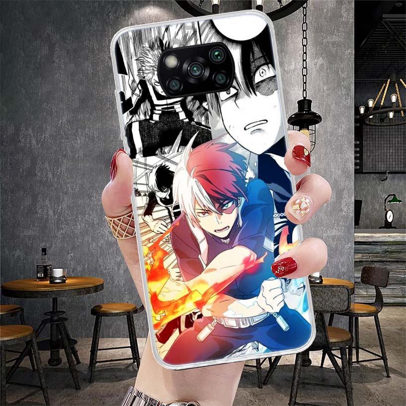 My Hero MHA Deku Phone Case For Xiaomi Redmi 15C 15 13C 13 Poco X5 X6 X7 F7 Ultra M7 12C 12 10 10C 9C 9A 9T 9 Fundas Poco X3 X4