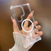 Luxury Transparent Hard Acrylic Case For Samsung Galaxy S25 S24 S23 S22 Plus FE S 25 24 S25Ultra S24Ultra Magsafe Charge Covers