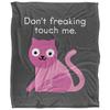 David Olenick Purrsonal Space Silky Supersoft Blanket