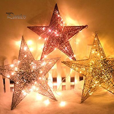 Vysoce kvalitní odolný a lehký vánoční topper na vánoční stromek Star Christmas Tree Topper pro festival