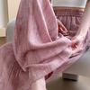 Large Size Wide-leg Pants Women's Summer Linen Drape High Waist
