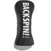 BACK SPIN! LOGO PU Head Cover for Driver. Synthetic Leather Headcover with Star Pattern. Stylish, Flashy, Simple, and Cool. Available In White, Black,