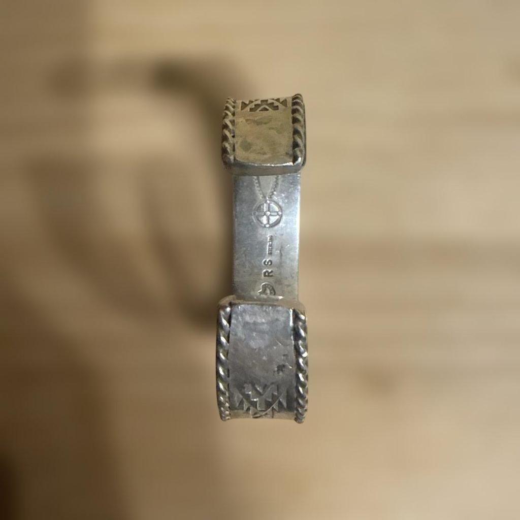Used Vintage Indian Jewelry Bangle Silver
