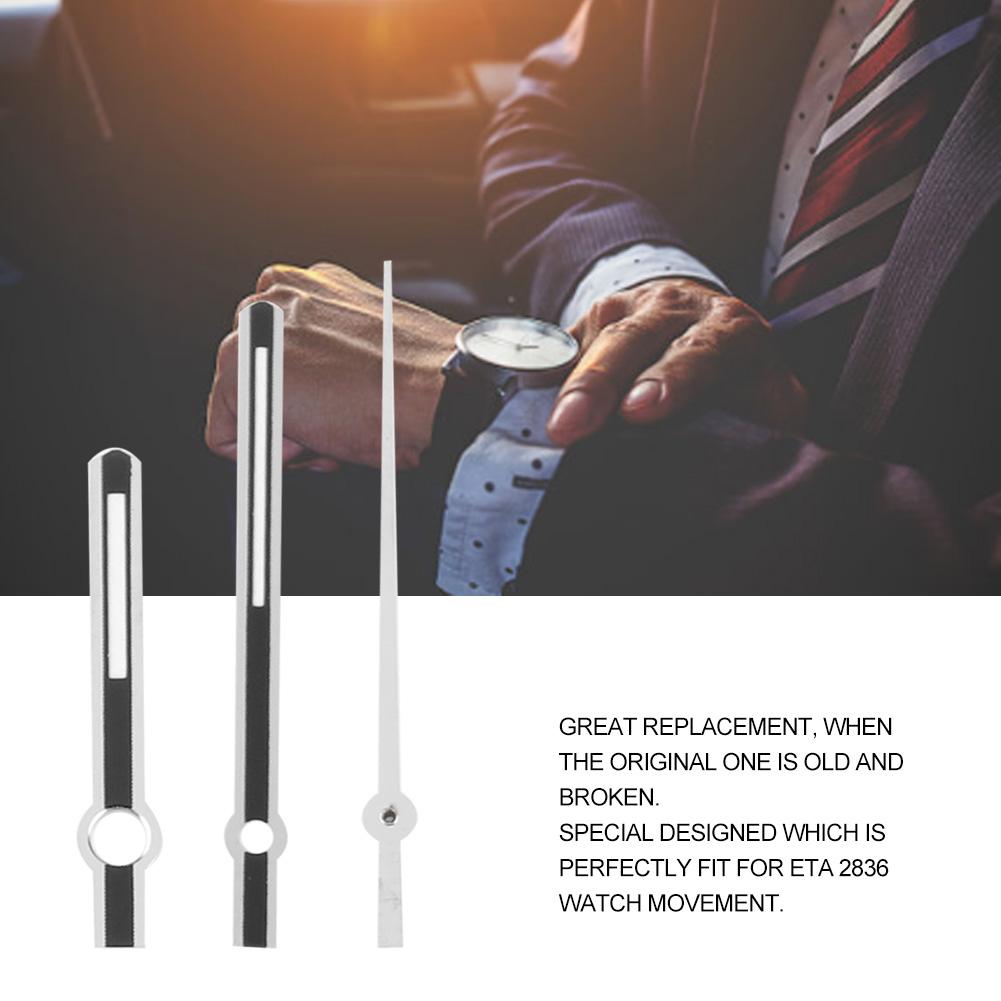 Men Watch Second Minute Hour Hands for 2836 Movement Watch Repair Accessory