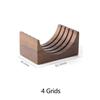 51/53/58MM Portafilter Espresso Universal Filter Storage Rack Coffee Puck Screen Stand Reusable Wooden Coffee Filter Stand