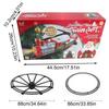 Christmas Realistic Electric Train Set,Easy To Ass-emble & Safe For Kids Gift & Party Home Xmas Tree Decoration