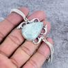 Aquamarine Gemstone Handmade 925 Sterling Silver Bracelet 7-8" M-2744