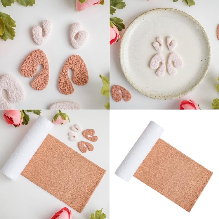 Acrylics Clay Texture Roller for Earrings Making Clay Modeling Pattern Roller Clay Rolling Pin for Clay Earrings