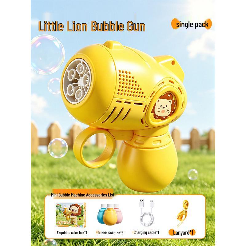 2026 Rechargeable Mini Pocket Bubble Gun: Children's Automatic Handheld Toy