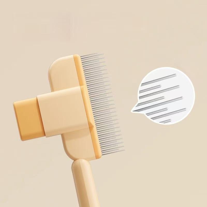 Dog Comb Pet Hair Remover One Button Dogs Brush Cat Brush Massage Combs Dog Grooming Brushes Tool Pet Supplies