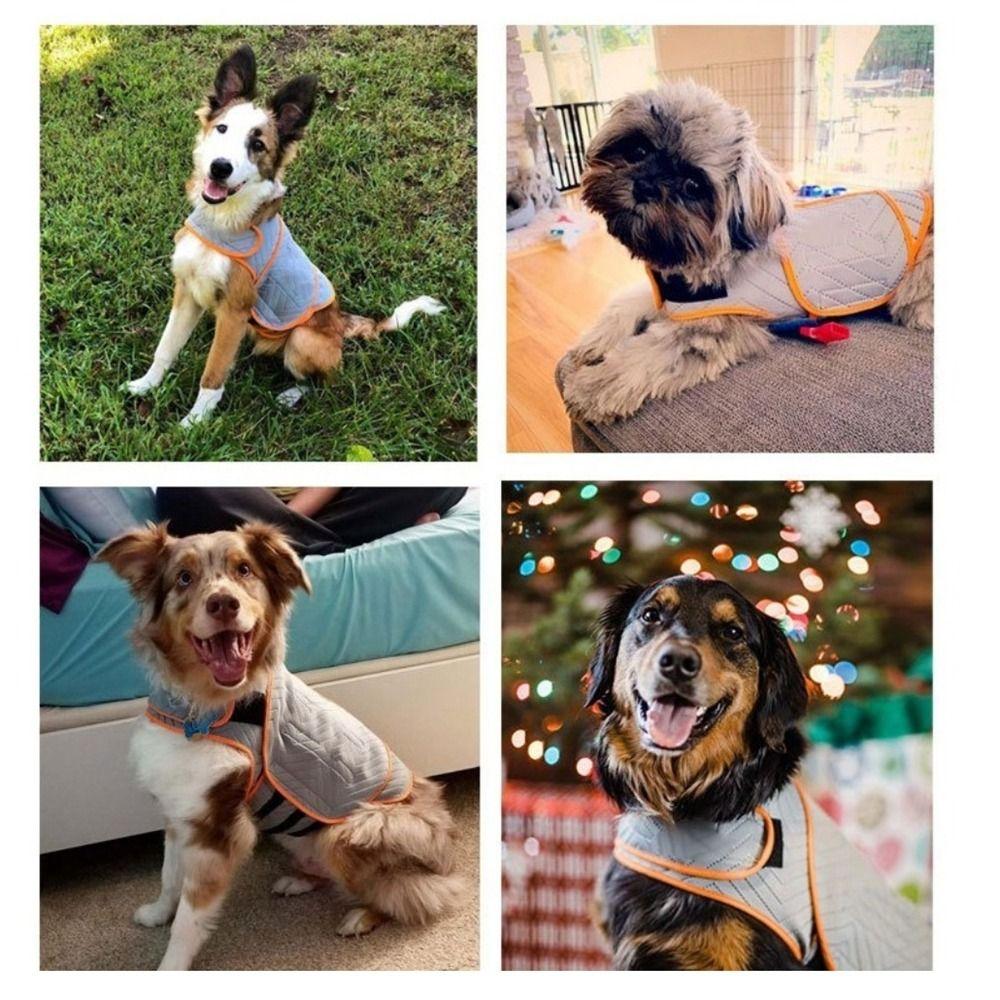 Breathable Dog Calming Shirt Reflective Pet Soothing Clothes Dog Coat Dog Anxiety Jacket  Thunder