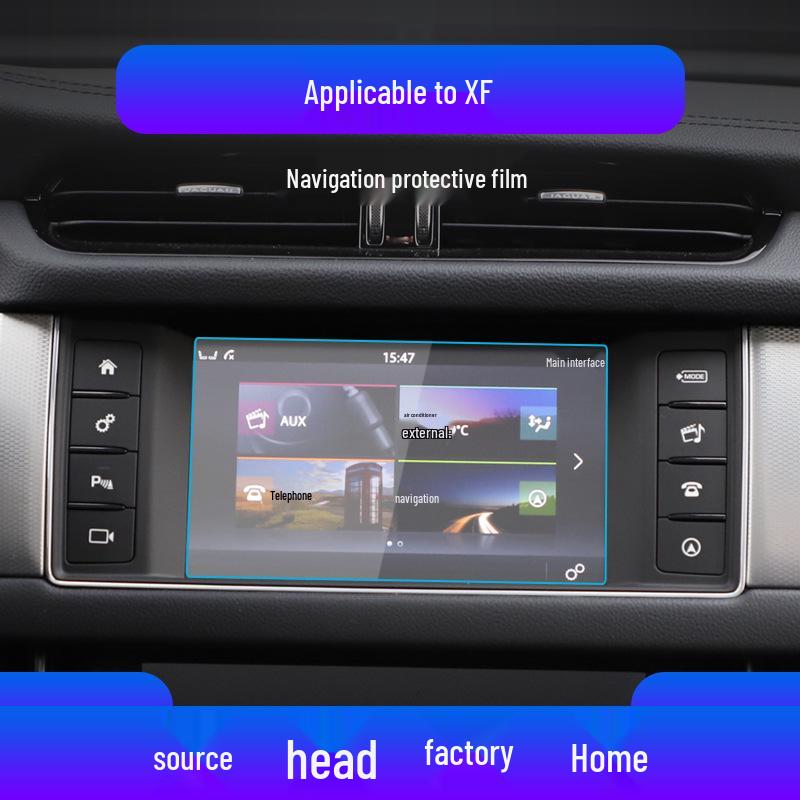 Jaguar XFL/XEL Tempered Film Console Screen Protector for 25-Inch Display