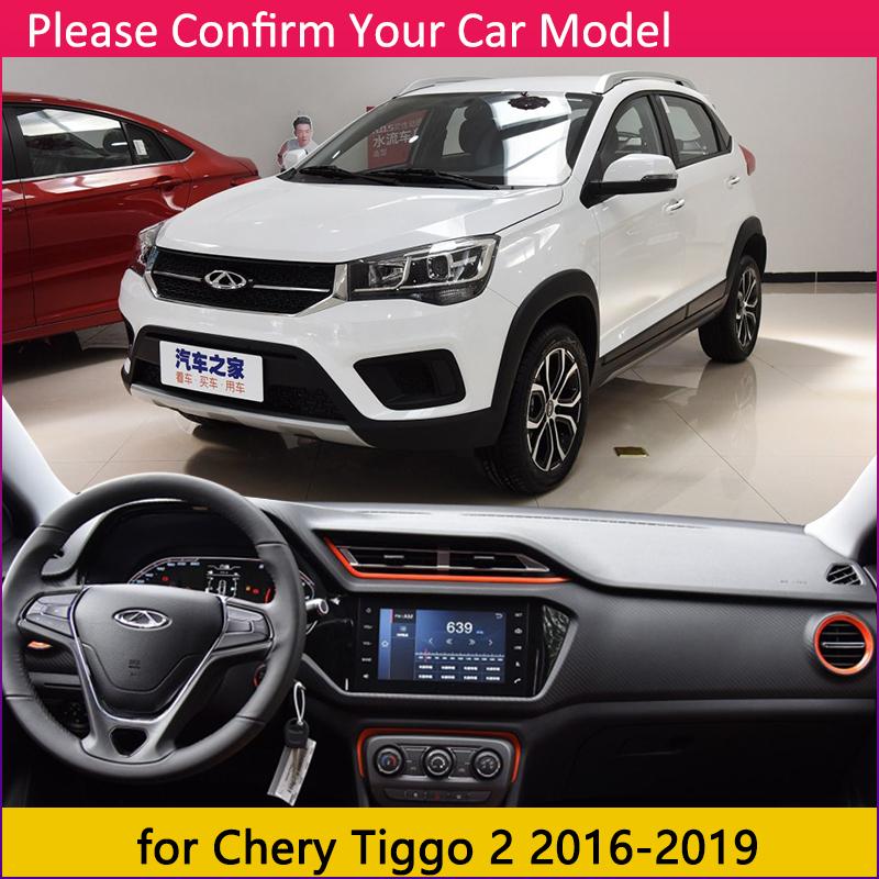 for Chery Tiggo 2 2016~ Anti-Slip Mat Dashboard Cover Sunshade Pad Dashmat Accessories Tiggo2 Tiggo 3x MVM X22 DR3 2017 2018