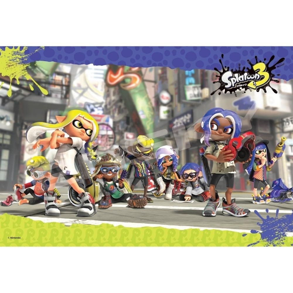 Ensky Splatoon 3 Bankara Town 26 x 38 cm Jigsaw Puzzle 300 Pieces JIGSAW PUZZLE 300-3013