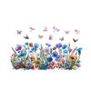 Colorful Floral & Butterfly Wall Stickers for Living Room, Bedroom, or Window