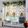 Home Decor Bedroom Decor Rural Butterfly Flower Embroidered Window Curtain Sheer Drape