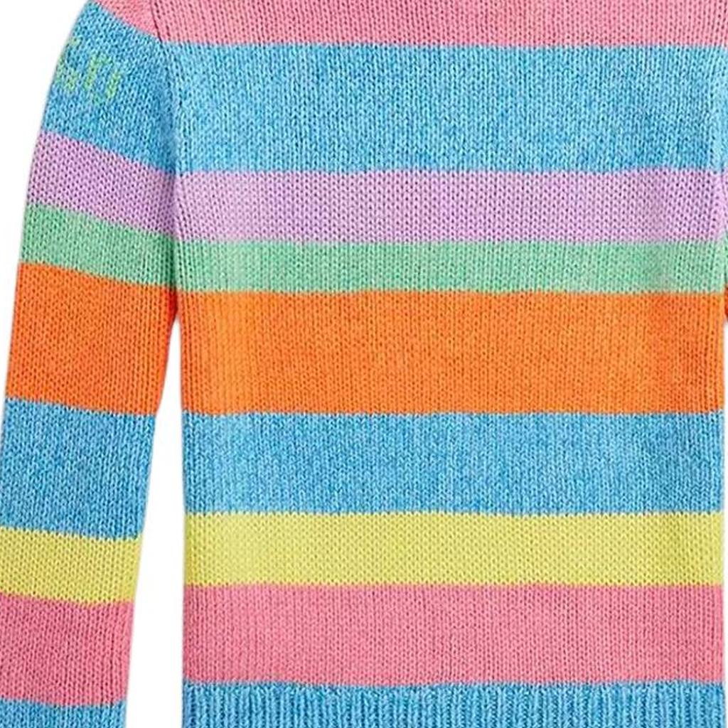 Polo Ralph Lauren Rainbow Stripe Cotton Crew Neck Sweater Kids sweater 313935055-001