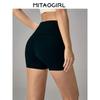 Mitaogirl Kendall Three Pants Women Breathable High Waist Buttock Lifting Yoga Shorts Running Sports Cycling Leggings