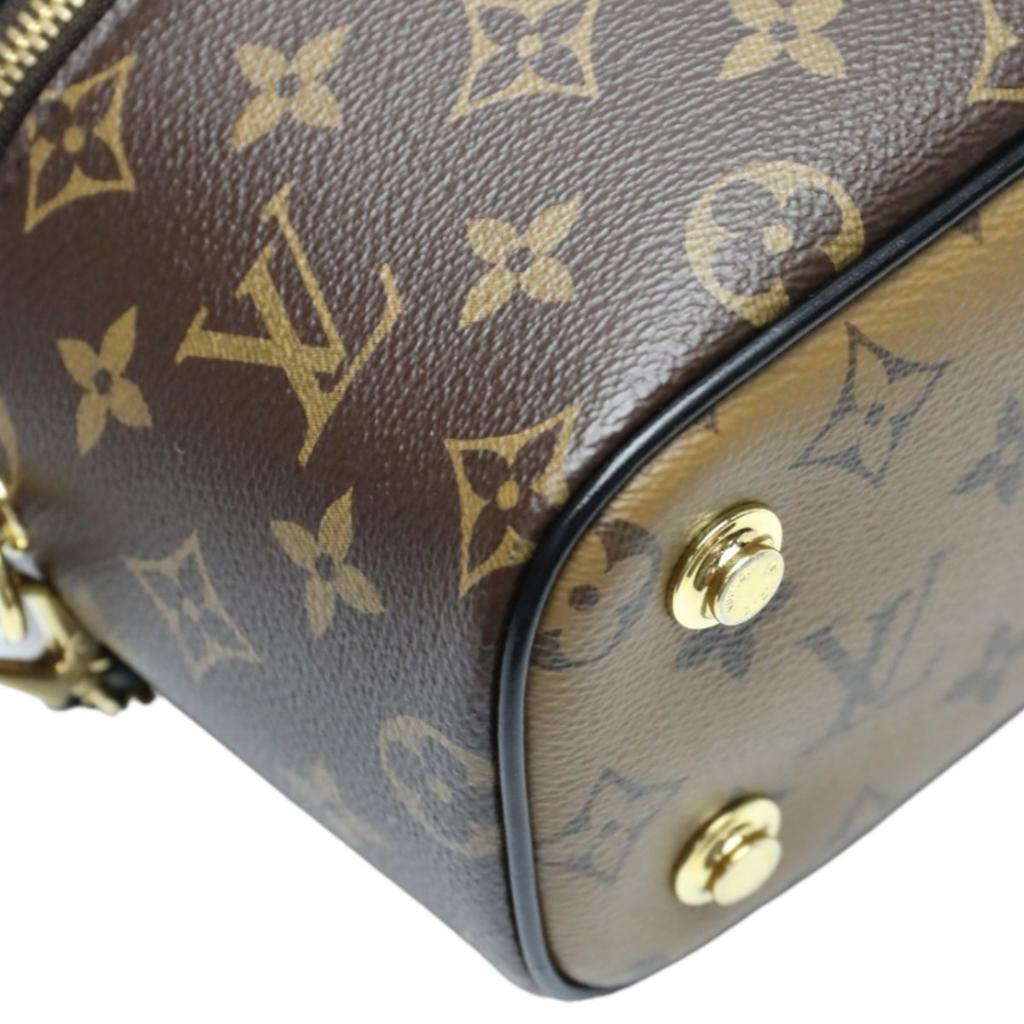 LOUIS VUITTON Monogram Vanity NV PM Shoulder Bag Monogram canvas Brown M45165 Used