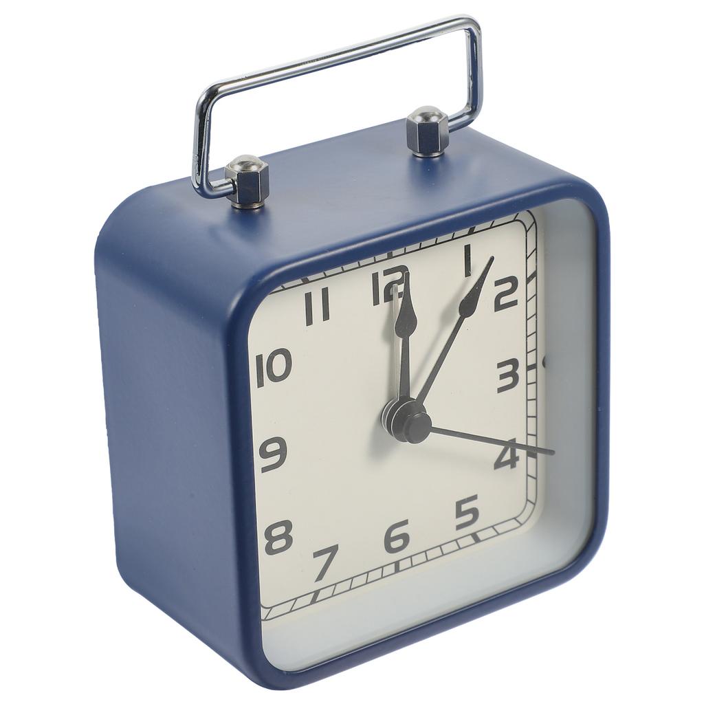 Premium Silent Desktop Alarm Clock Operated for Bedroom Family Home Decorative Table Clock Modern Chic Design
