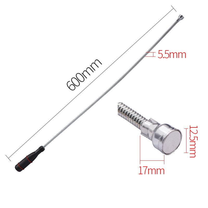 1Pcs with Strong Suction Rod Bendable for Auto Repair Sink Drain Multi Purpose Use Flexible Magnetic Pickup Tool