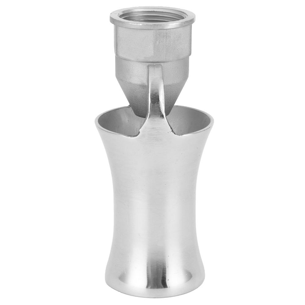 Silver Cedar Nozzle 304 Stainless Steel Fountain Sprinkler Fountain Nozzle Courtyard Water Display