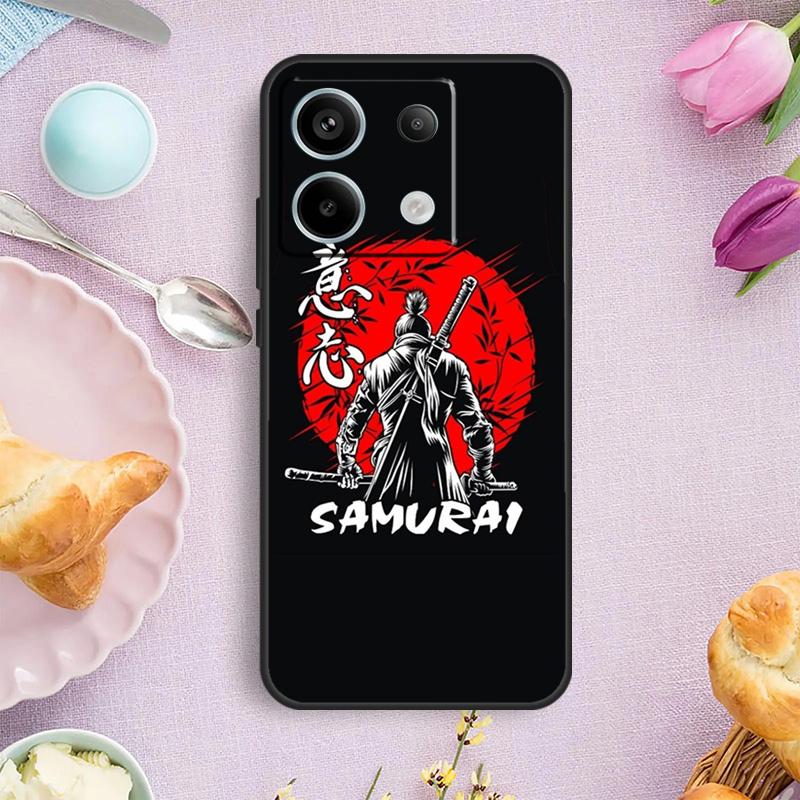 Samurai Japan Art Case For Xiaomi Redmi Note 13 11 10 12 14 15 Pro Plus Cover For Redmi 15 14C 10C 13C 12C 15C