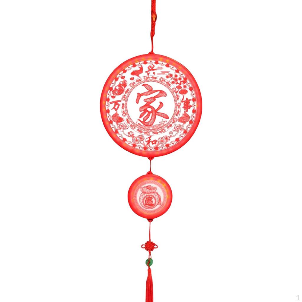 Chinese Spring Festival Light Year Decorations Pendant 3D Ornament Indoor Party Hanging