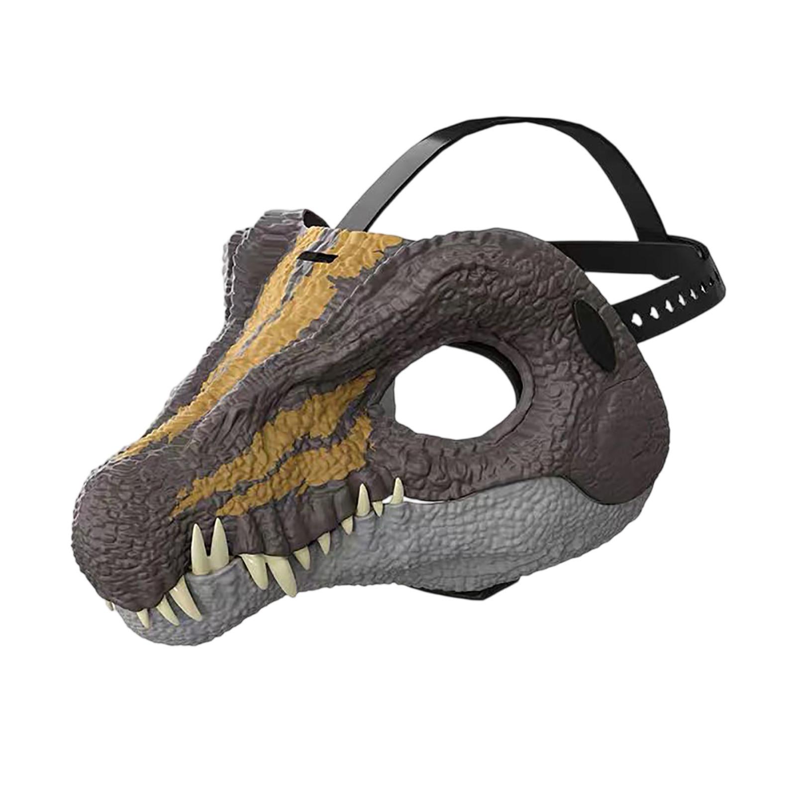 

Маска динозавра с открывающейся челюстью, костюм и подарок для ролевых игр One Size