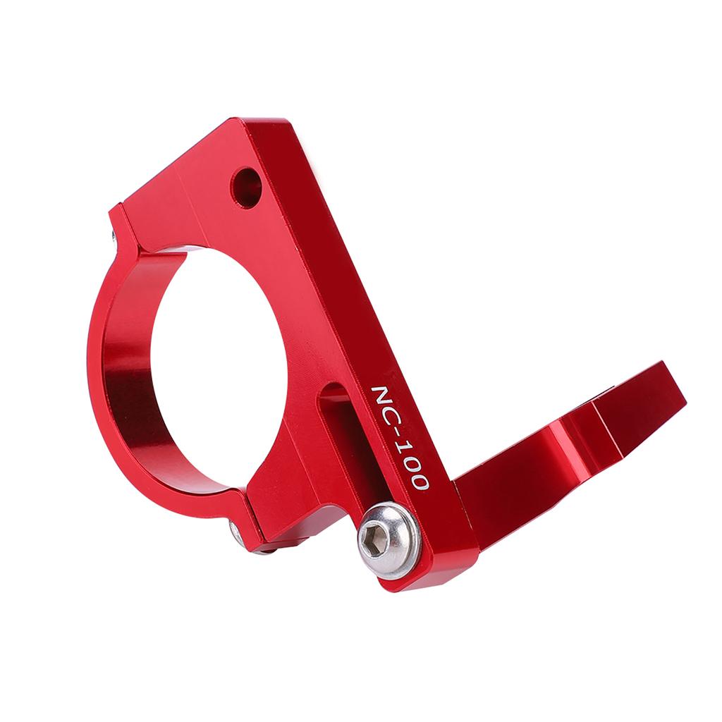 Ultralight Aluminum Alloy Foldable Bike Bicycle Front Derailleur Clamp Adapter (Red)