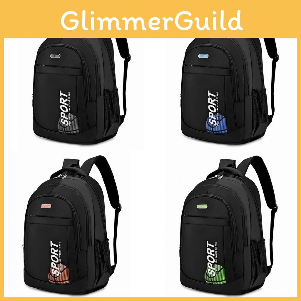 Printed Backpack Basketball Student Schoolbag Wear Resistant Leisure Bag Travel