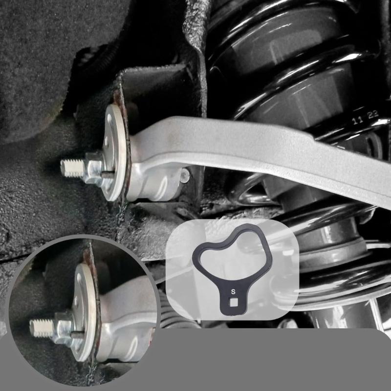Professional Automotive 41620 Cambers Alignment Tool For Cars Includes 5 Adjustable Holders And Extended 14.5" Wrench