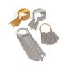 Jieding 18k Gold Stainless Steel Tassel Ring - European & American Niche Titanium Jewelry