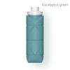 1Pc 600ml Foldable Space-saving Portable Reusable Silicone Sport Water Bottle Bag Bicycle Camping Portable Waterbottles