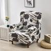 Leaves Printed Wing Chair Cover Stretch Spandex Sofa Covers Elastic Armchair Covers Non-slip Sofa Slipcover Furniture Protector