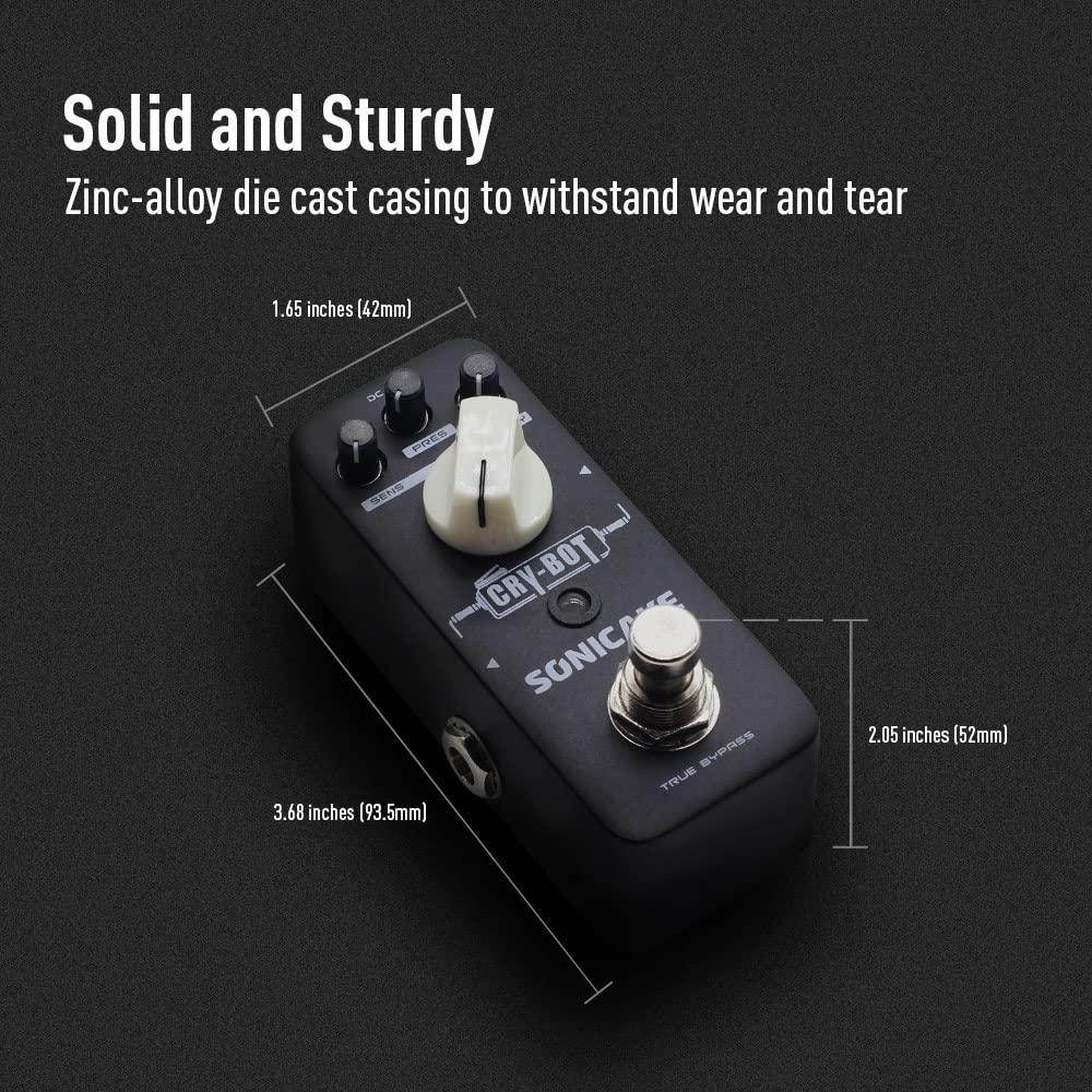 SONICAKE Guitar Effect Pedal Auto-Wah Cry-Bot