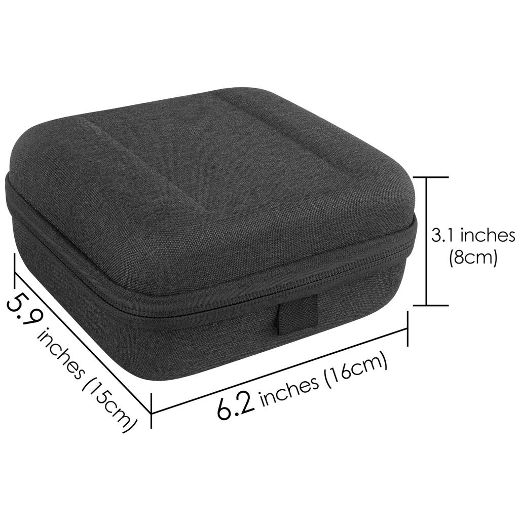 Linkidea Small Hard Case Organizer Storage Box Carry Holder Container Holds 31 AA AAA 9V CDs - (Dark Gray)