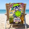 1pc Rugrats In Paris1 Beach Towel, Beach and Seaside Swimming Pool Equipment, Fashion Pattern, Rectangular, Travel Essentials